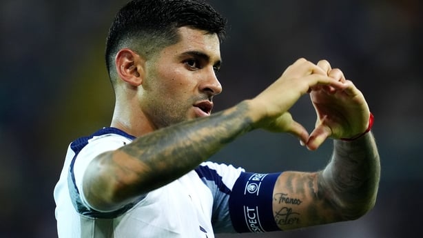 Tottenham captain Cristian Romero 