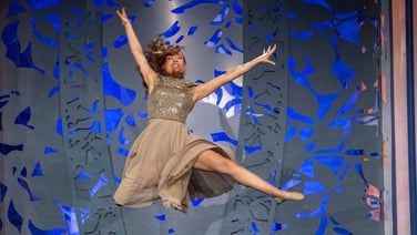 Kerry Rose Laura Daly had the audience on their feet with her rousing interpretative dance