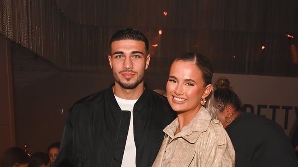 Tommy Fury and Molly-Mae Hague pictured at the PrettyLittleThing X Molly-Mae show in London