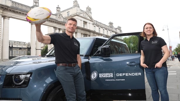 Lynne Cantwell and Brian O'Driscoll