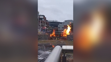 Fire services tackling blaze in Dublin city centre