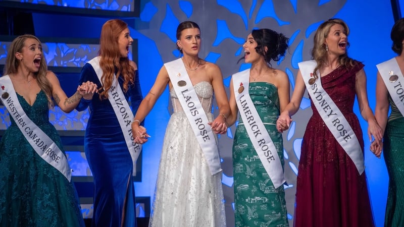 A shocked Laois Rose Katelyn Cummins was crowned the winner of this year's Rose of Tralee in The Dome on Tuesday night