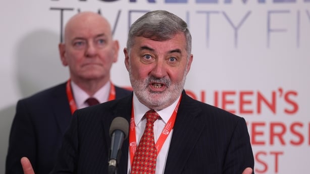 John Alderdice pictured at Queen's University in 2023