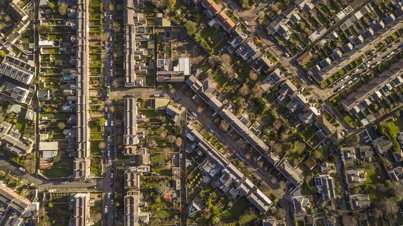 The median price of a dwelling purchased in the 12 months to June 2025 was €370,000, but this varies from Eircode to Eircode. Photo: Getty Images