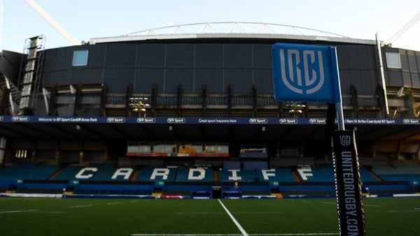 29 January 2022; A general view inside the stadium before the United Rugby Championship match between Cardiff and Leinster at Cardiff Arms Park in Cardiff, Wales. Photo by Harry Murphy/Sportsfile