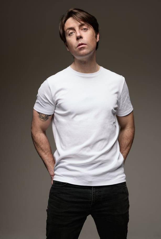Portrait shot of Irish recording artist Ivan Nicolas
