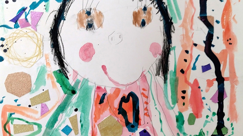 4-year-old Abigail Leonard's Rainy Day is one of 20 shortlisted works