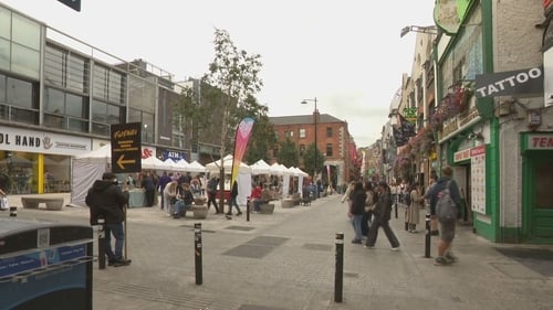 The incident occurred in Temple Bar Square at around 12.30am