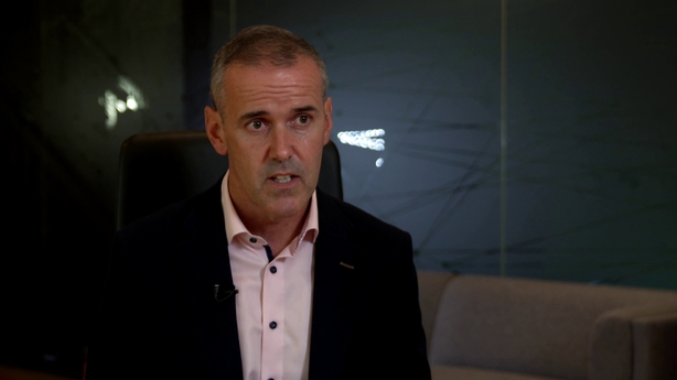 Man being interviewed