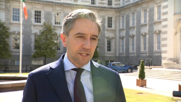Simon Harris at Government Buildings