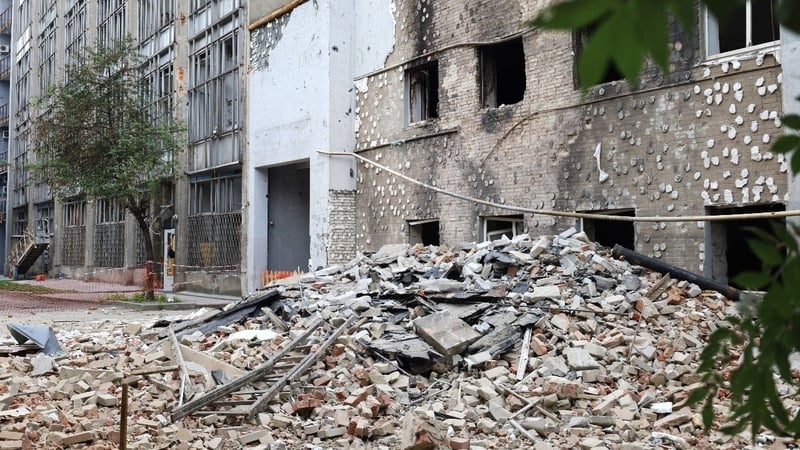 Ukrainian firefighters work at the site of Russian shelling in Lviv (Pic: Lviv Regional Military Administration)