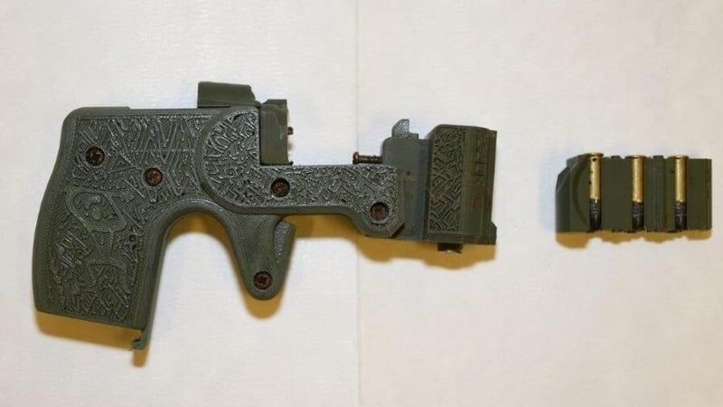 One of the firearms seized is understood to be a 3D-printed gun