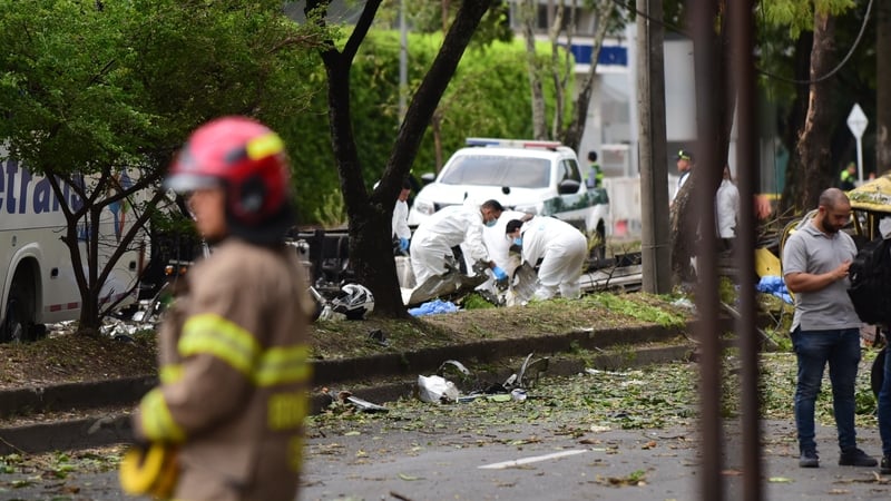 Twelve Colombian police officers were among those killed after a dissident faction of the FARC guerilla group attacked their coca farm eradication operation in the country's northwest