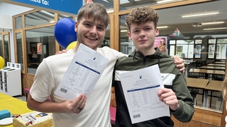 Students from St Mary's Secondary School, Newport, Co Tipperary receiving their leaving cert results