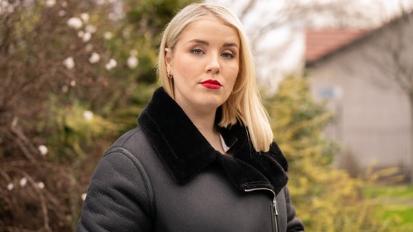 Rebecca Grimes strikes a pose as Fair City's Hayley Collins