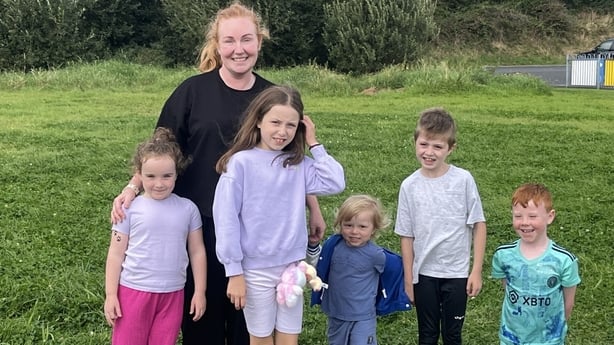 Image of Tiarna Keenan and five children