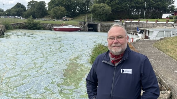 Gerry Darby standing at Lough Neagh