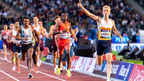 Niels Laros ran his best time of the year to take the win in Brussels