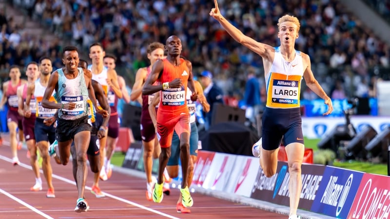 Niels Laros ran his best time of the year to take the win in Brussels
