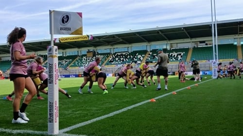Ireland went through their paces at Franklin's Gardens