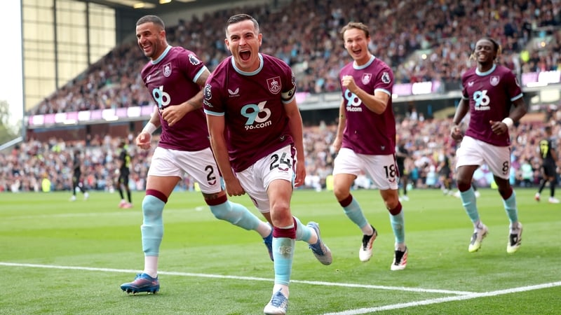 Josh Cullen celebrates his goal against Sunderland