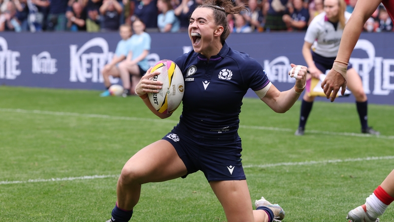 Francesca McGhie opened scoring after 55 seconds and went on to secure a hat-trick earning Scotland a bonus point win over Wales