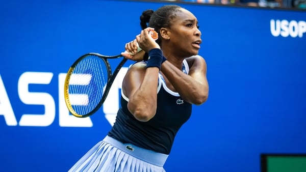 NEW YORK, NEW YORK - AUGUST 23: Venus Williams of the United States during practice ahead of the US Open at USTA Billie Jean King National Tennis Center on August 23, 2025 in New York City (Photo by Robert Prange/Getty Images)