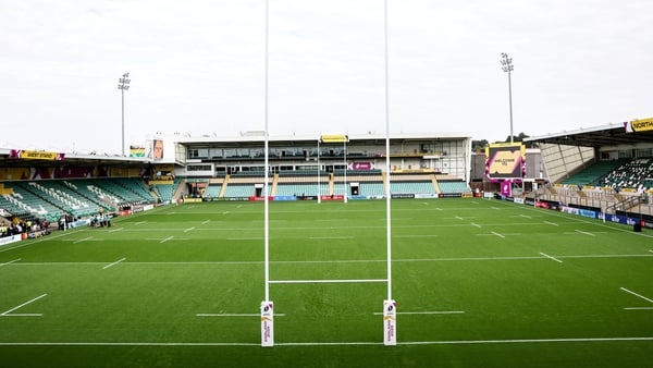 24 August 2025; A general view inside the stadium before the Women's Rugby World Cup 2025 Pool C match between Ireland and Japan at Franklin's Gardens in Northampton, England. Photo by Harry Murphy/Sportsfile