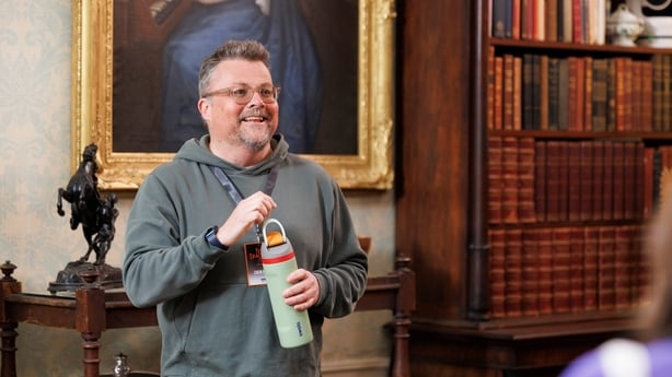 Darren Smith of Kite Productions at the The Traitors Ireland Set Visit