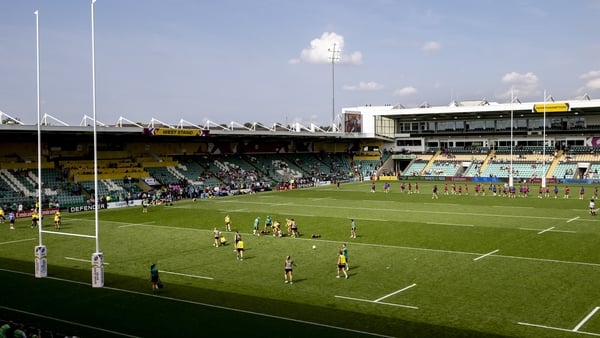 NORTHAMPTON, ENGLAND - AUGUST 24: General views during the Women's Rugby World Cup 2025 Pool C match between Ireland and Japan at Franklin's Gardens on August 24, 2025 in Northampton, United Kingdom. (Photo by Sam Mellish/Getty Images)