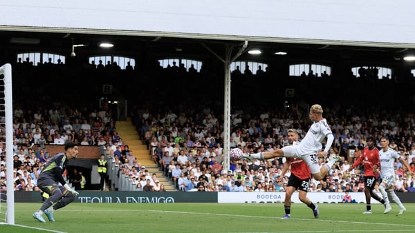 Emile Smith Rowe scores for Fulham against Manchester United, Premier League, August 2025