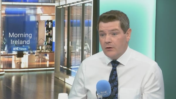 Minister for Enterprise Peter Burke speaking on Morning Ireland programme