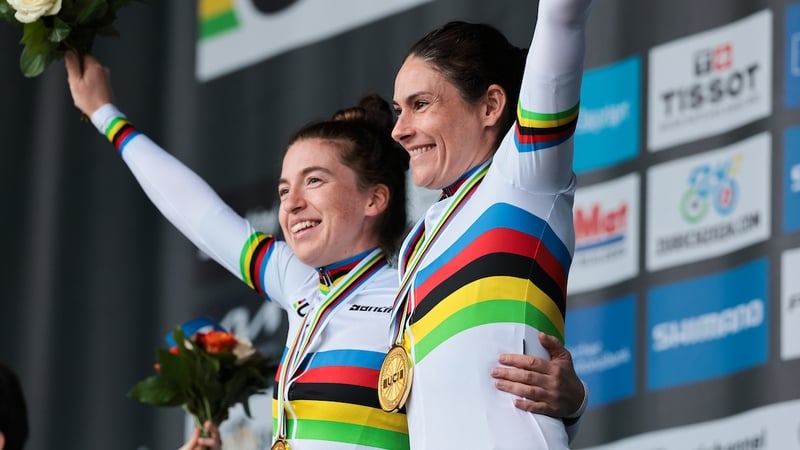 Katie George Dunlevy and Linda Kelly will look to defend their tandem gold this weekend Belgium