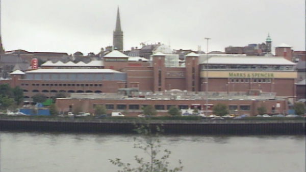Foyleside Shopping Centre in Derry, 1995