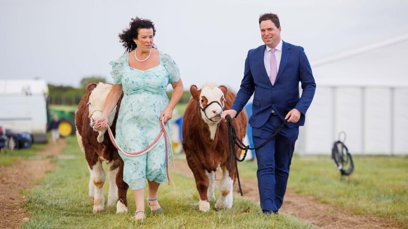 Anna Marie McHugh of the Ploughing Championships and Minister for Agriculture Martin Heydon at the event launch last month