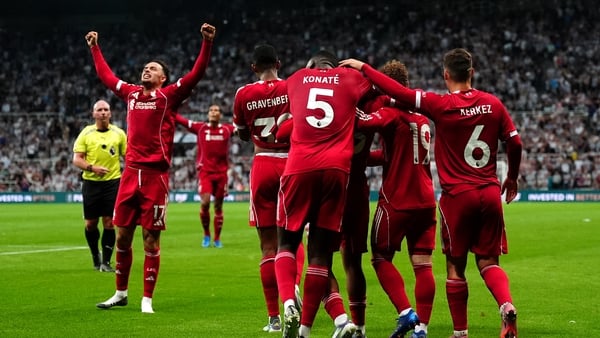 Liverpool's Rio Ngumoha after scoring winning goal against Newcastle, August 2025