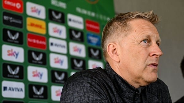 26 August 2025; Head coach Heimir Hallgrimsson during a Republic of Ireland squad announcement at Sky HQ in Dublin. Photo by Stephen McCarthy/Sportsfile