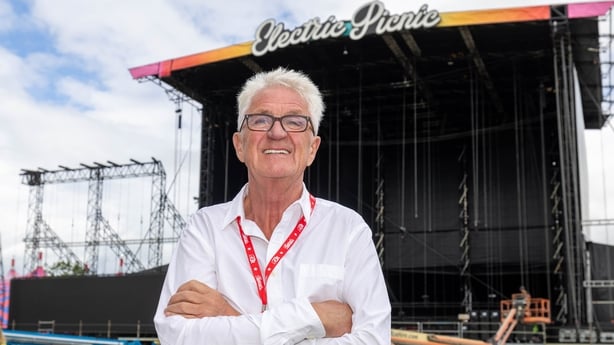 Festival Director Melvin Benn at the Electric Picnic press day on Tuesday 26 August 2025. Photo: Alf Harvey
