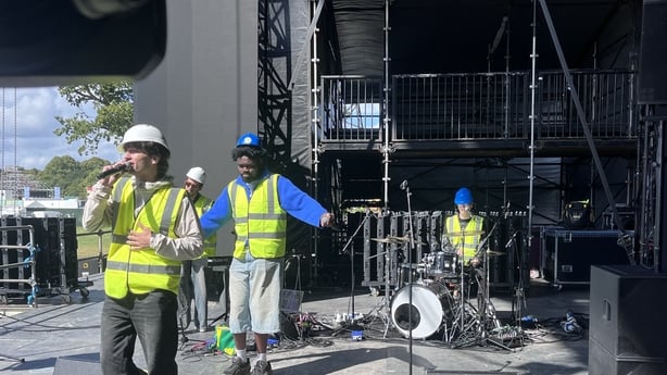 Khaki Kid performing at Electric Picnic 2025 preview