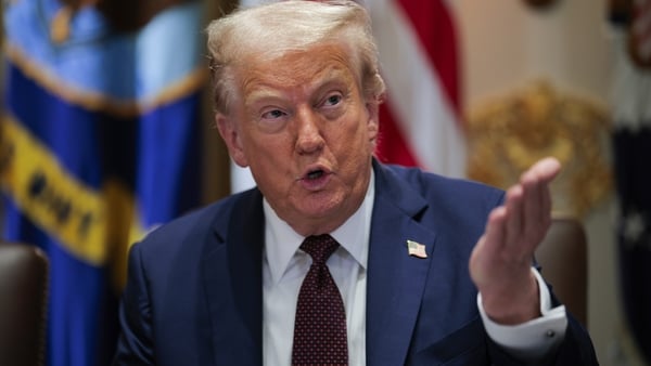 WASHINGTON, DC - AUGUST 26: U.S. President Donald Trump holds a cabinet meeting with members of his administration in the Cabinet Room of the White House on August 26, 2025 in Washington, DC. This is the seventh cabinet meeting of Trump's second term. (Ph
