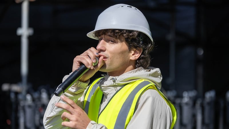 KhakiKid performing on the main stage at the Electric Picnic press day. Photo: Alf Harvey