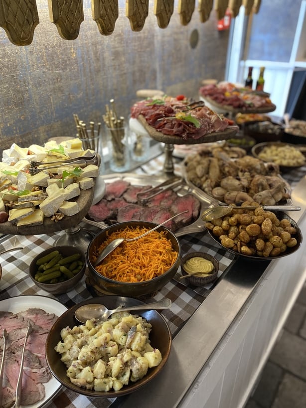 Lunch is served at Grand Hôtel Du Soleil D'Or 
