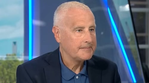 Dermot Murnaghan told Sky News: "I finished my chemotherapy kind of early July, so I've been recovering since. We're just waiting to see how it's gone. But [I'm] feeling pretty good" Screengrab: Sky News