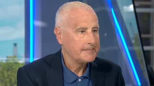 Dermot Murnaghan being interviewed on Sky News