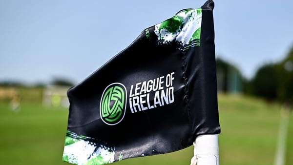 A League of Ireland corner flag