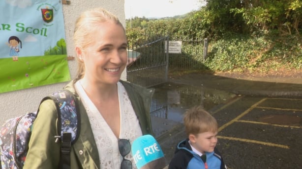 Lynne Kilcoyne and her son Seán