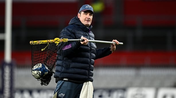 7 December 2024; Munster forwards coach consultant Alex Codling before the Champions Cup Round 1 match between Munster and Stade Francais Paris at Thomond Park in Limerick. Photo by Seb Daly/Sportsfile