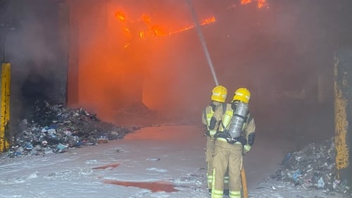 Emergency services responded to the blaze at around 6.30am (Photo: @DubFireBrigade)
