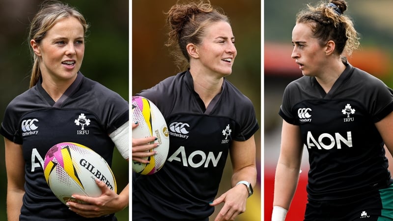 (L-R) Aoibheann Reilly, Emily Lane and Molly Scuffil-McCabe