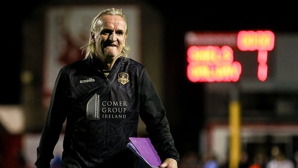 16 August 2024; Galway United assistant manager Ollie Horgan after the Sports Direct Men’s FAI Cup third round match between Shelbourne and Galway United at Tolka Park in Dublin. Photo by Thomas Flinkow/Sportsfile
